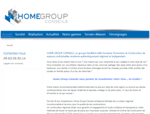 Tablet Screenshot of home-group-conseils.com